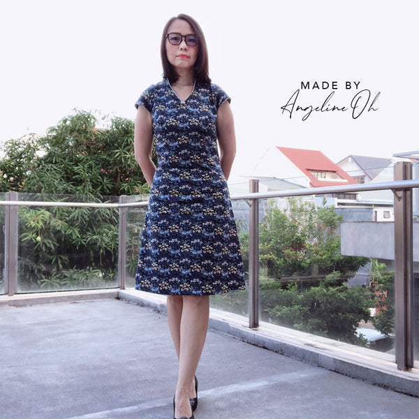 KAI dress - An Open Mandarin Collar Dress