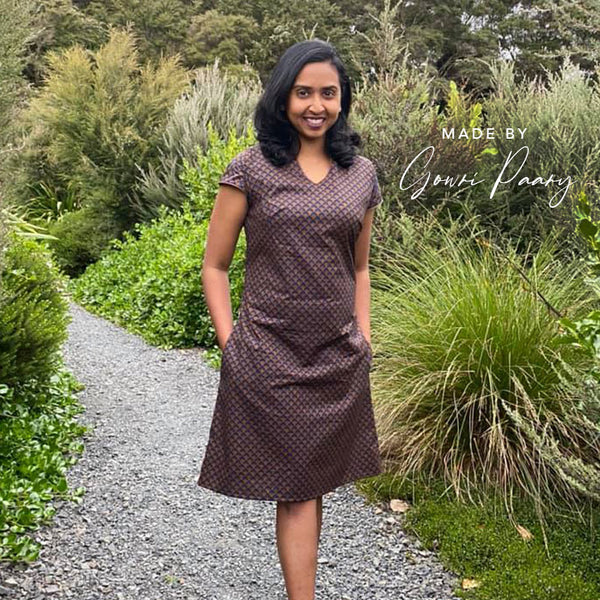 KAI dress - An Open Mandarin Collar Dress