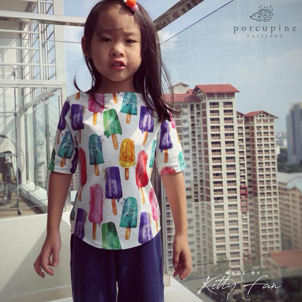 The Amie Top for Girls