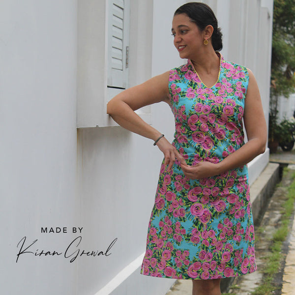KAI dress - An Open Mandarin Collar Dress