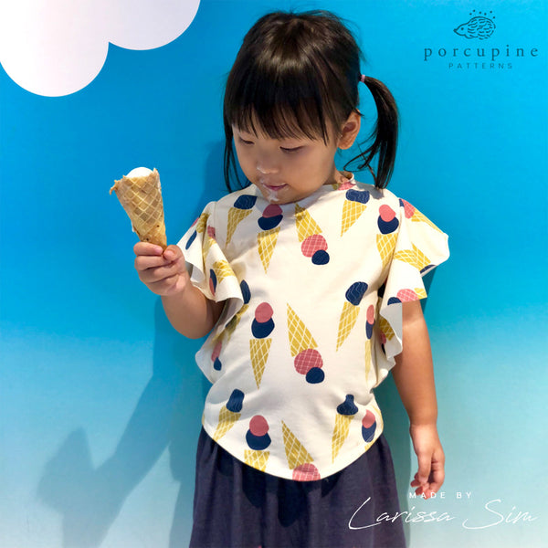 The Amie Top for Girls