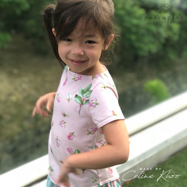 The Amie Top for Girls