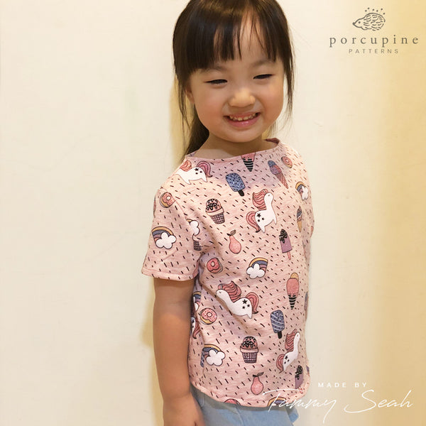 The Amie Top for Girls