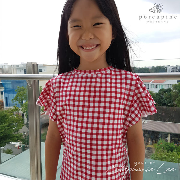 The Amie Top for Girls