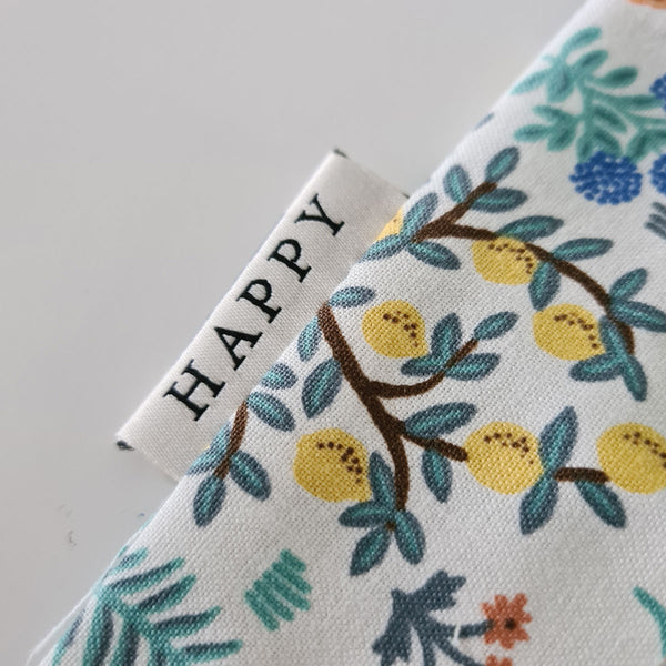 2-way labels - Do more of what makes you Happy 4x4cm (5pcs)