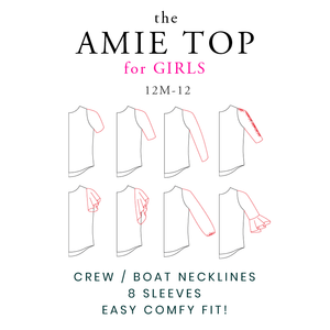 The Amie Top for Girls