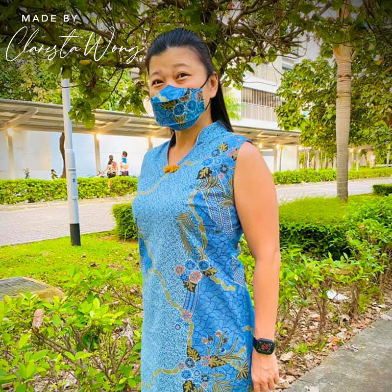 KAI dress - An Open Mandarin Collar Dress Porcupine Patterns KAI dress - An Open Mandarin Collar Dress Porcupine Patterns